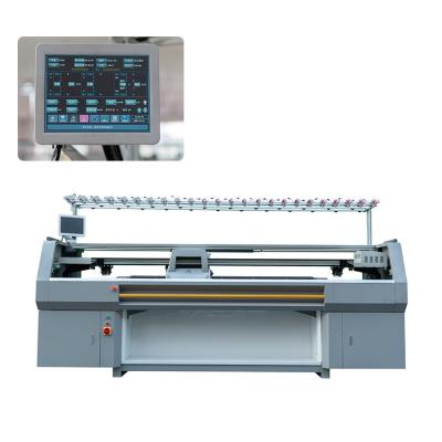 China Double Flat System STG 10G Double System Computerized Flat Cotton Knitting Machine in China for sale