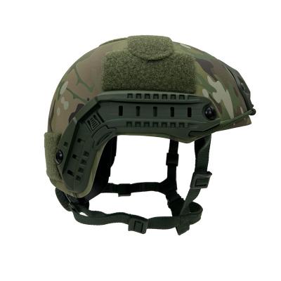 China Shooting/Outdoor/tactical Custom Water Transfer Printing CP Camouflage Color UHMWPE FAST Helmet for Head Protection for sale