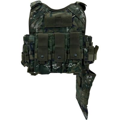 China High Strength Chaleco Tactico Heavy Duty Plate Carrier Combat Adjustable Lightweight Tactical Vest with Molle System and big pouch for sale