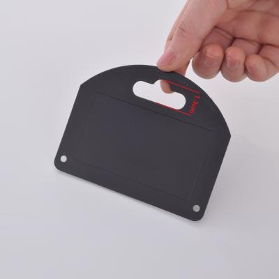 China Nice Design 90mm Black Plastic Carton Box Hook For Retail Packing for sale