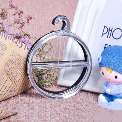 China Wholesale 12cm Round Modern Scarf Hanger Ring Hole Plastic Hanger For Towel for sale