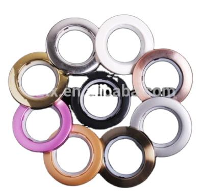 China Modern 71mm Colored Plastic Shower Curtain Rings For Curtain Accessories for sale