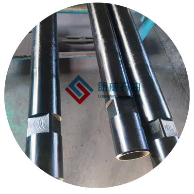 China 3.5inch drilling flat E75 drill pipe with NC26 common flush tool for water well drilling DTH drill pipe for sale