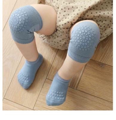 China New Baby Protector QUICK DRY Anti-skid Knee Bumps Protector Cover Solid Color Baby Set Knee Pads For Crawling for sale