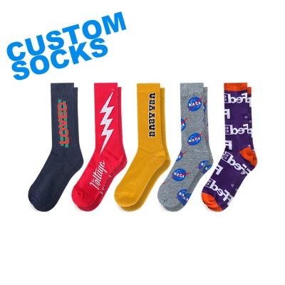 China QUICK DRY YY-431 Made Your Own OEM Socks Logo Custom Design Private Label Socks Custom Cotton for sale