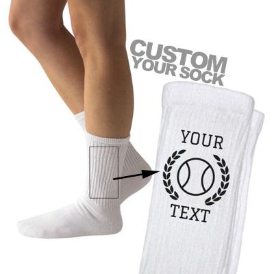 China Breathable Good Quality Crew Knocks Logo Cotton Sport Socks Custom Made Sweat-absorb Breathable Football Socks for sale