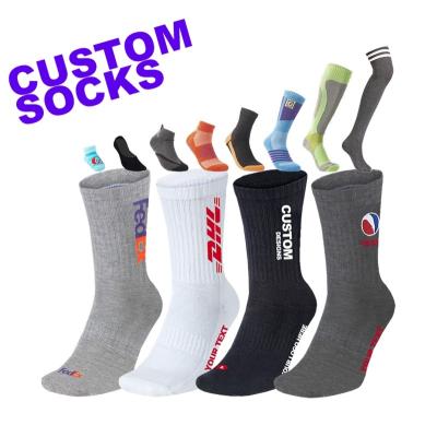 China OEM Breathable YY-093 Made Your Own Design Logo Custom Sport Socks Personalized Sports Custom Sport Socks With Logo for sale