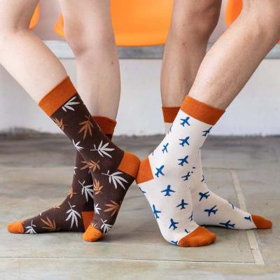 China QUICK DRY fashion medium tube sock unisex animal pattern cotton soft socks for women men for sale