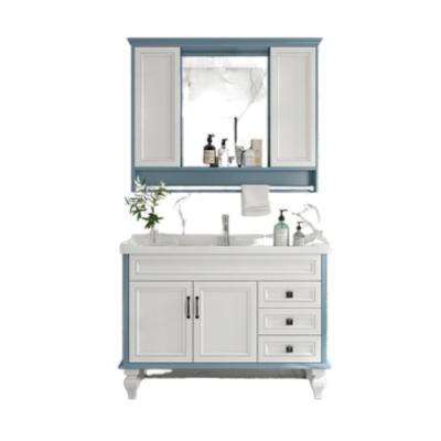 China 2022 New Design Popular Modern Vanity Bathroom Cabinet for sale