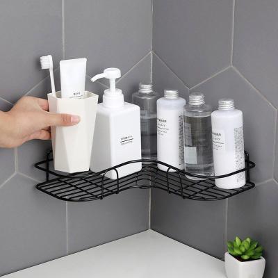 China Wall Mounted Type New Hot Selling Free Punch And No Trace Bath Bathroom Shelf Shower Caddy Storage Corner Instorag Products for sale