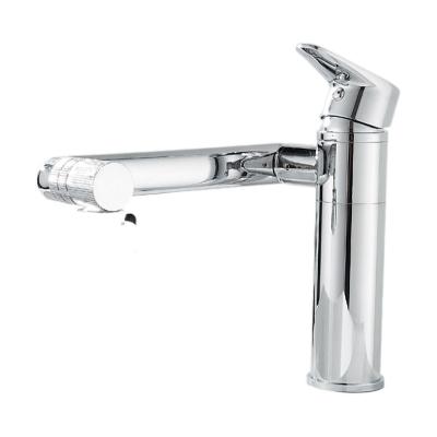 China Modern Home High Quality Copper Faucets Metered Faucets Bathroom Waterfall Basin for sale