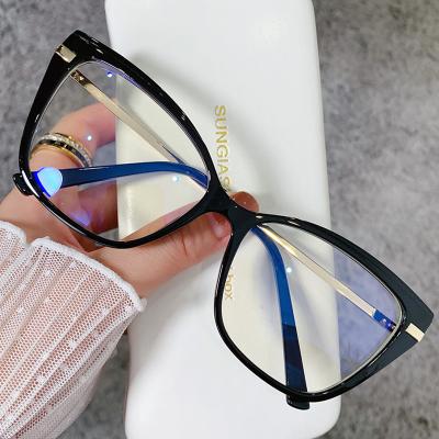 China Ultra-light Optical Frame Vintage Cat Eye Glasses Sight Reading Glass Wholesale Optical Sight 2021 for sale