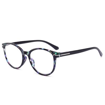 China 2021 Newest Optical Sight Vintage Round Reading Glasses For Women Mens Clear Glasses Blue Light Blocking Reading Glass for sale