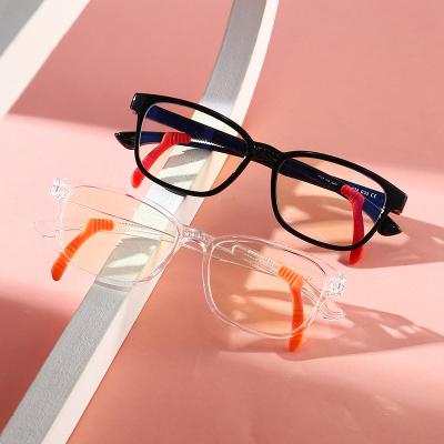 China 2021 Flexible Optical Frame Computer TR90 Computer Eyeglasses Optical Sight Glass Kids for sale