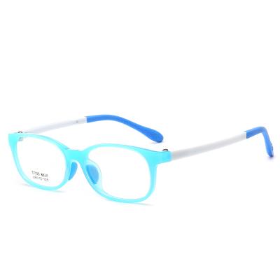 China Hot Optical Frame Design Kids Plain TR90 Optical Eyeglasses Sight Ultralight Myopia Classic Glasses Frames for sale