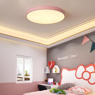 China 36W Modern Round LED Ceiling Light For Office Lighting Black/Whirt/Gray/Pink/Blue/Gold/Yellow/Green for sale