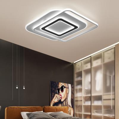 China Surface Mounted Modern Ring Shape Iron Hot Selling Home + Acrylic Led Ceiling Lamp for sale