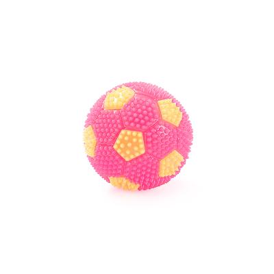 China Children's Plastic Toy Lighting Up Toys Stretch Football Toy Balls Massage Luminous Small Luminous Football Toys For Children for sale