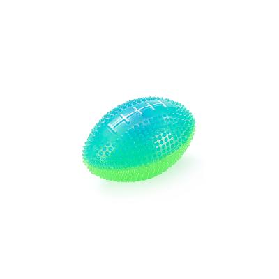 China Instant Egg Shaped Rugby Ball Rugby Squeeze Toys Finger Exercise Fitness Training Toy Balls for sale