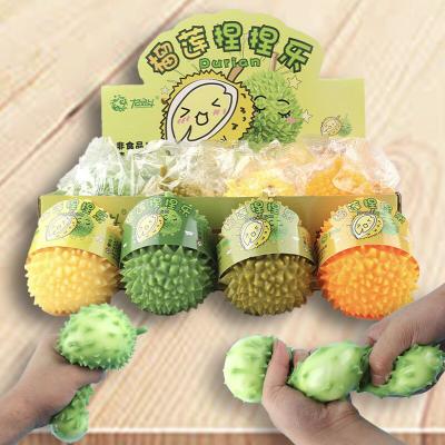 China Wholesale Soft Creative Relaxation Busy Person Toys Adult Children Squeeze Toys Decompression Durian Ball for sale