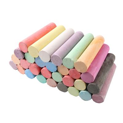 China Sidewalk Drawing 40 Pcs/Box Sidewalk Painting Chalk Set 105 Mm Washable Outdoor Bulk Chalk Art Play For Kid And Adult for sale