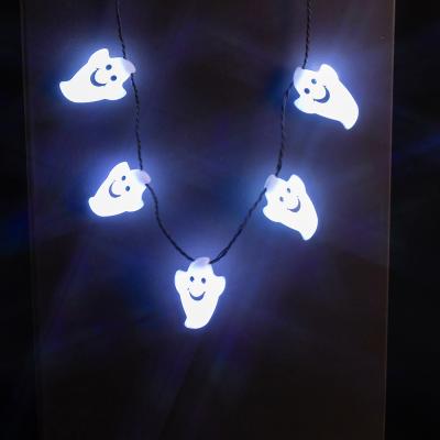 China Wholesale ABS+PS Christmas Decorations Light Up Toys LED Flashing Lights Necklace for sale