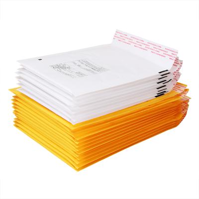 China Tear-proof/Nice bubblemailer strong adhesive opaque printing polymailer envelope plastic packaging package white bag for sale