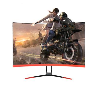 China Cheap speaker fhd 165hz monitor 32inch curved computer monitor with adjustable monitor riser stand for sale