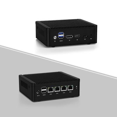 China Home and Student DP 4K Mini LAN N5105 J4125 Fanless Router 4 Port PC For Windows 10 / Linux for sale