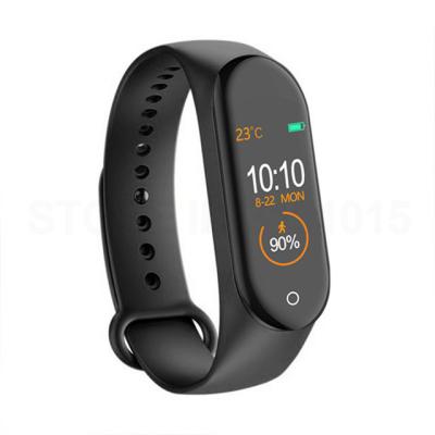 China M4 Touch Screen Heart Rate Smart Watch Monitor M4 Price Sports Pedometer Fitness Band Smartwatch Blood Pressure Cheap Watches Wristband for sale