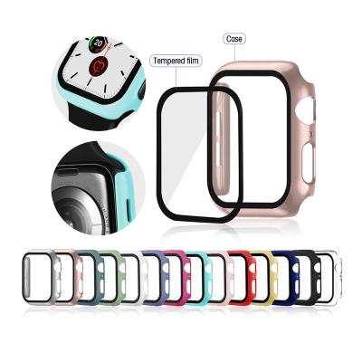 China 1.75 1.54 inch hard tempered watch accessories protection cover 38mm 40mm 42mm 44mm for apple watch bumper case for iwatch case case for sale