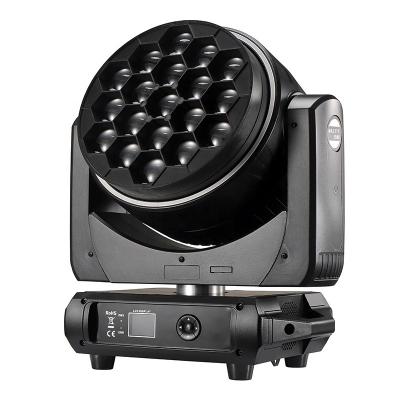 China Stage/bar/ktv/moving head light LED professional stage perform/party/dj zoom 19pcs 40w wash bee eye light led stage zoom wash light for sale