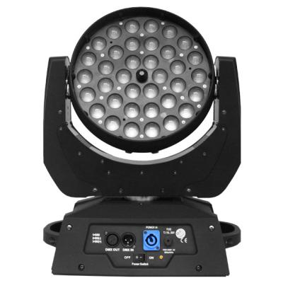 China New Hot Cheap RGBWA+Uv Moving Head Wash Zoom Light 36pcs 10W RGBW LED Stage Light for sale