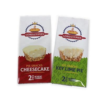 China Biodegradable Material Custom Logo Printed Power Bags Back Sealed Bag Food Packaging Plastic Bag For Cheesecake for sale