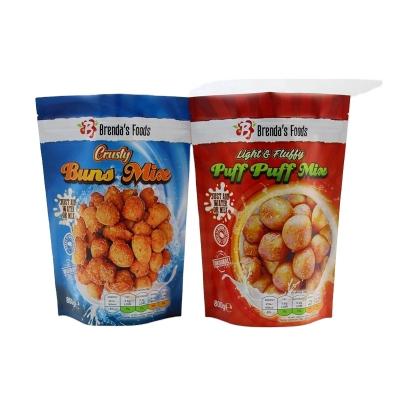 China Food Grade Recyclable Custom Design Resealable Ziplock Stand Snack Food Packaging Bag for sale