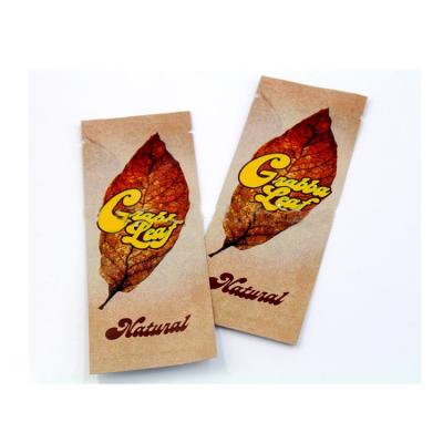 China Custom Food Logo Aluminum Foil Empty Tobacco Leaf Cigar Packaging for sale