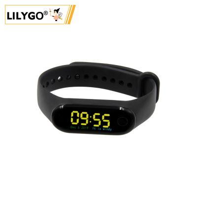 China LILYGO T-Band DIY Series Programmable Wristband ESP32-PICO-D4 0.96 Inch IPS Screen MPU9250 NRF52832 Module Vibration Wristband for sale