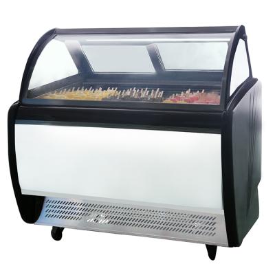 China Single-temperature hot sale 220V ice pop display air-cooled freezer or refrigerators for sale