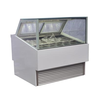 China Single-temperature good quality gelato display freezers price/ice cream display/ice cream refrigerator gelato pastry display for sale