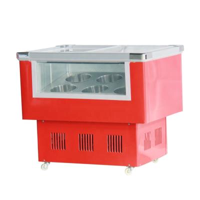 China LK-1.2WDZQ Single-temperature CE Certificate Ice Cream Display Commercial Refrigerator Freezer for sale