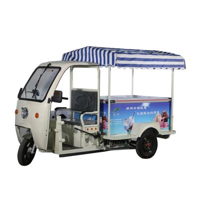 China Electric ice cream factory direct supply 3 wheel food tricycle delivery tricycle cargo tricycle for sale for sale