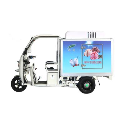 China Cargo Ice Cream Electric Fridge Trike Trike for Freezer with 1300L Fridge Freezer for sale