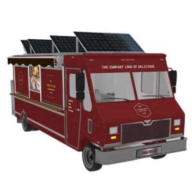 China High quality electric vegetable processing factory motorcycle food truck for sale for sale