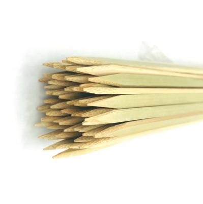 China Easily Cleaned Hot Sale 2021 Manufacture AA Grade Barbecue Spit Long Flat Bamboo Stick for sale