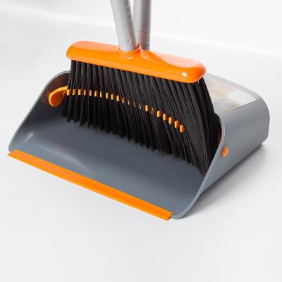 China Jehonn Household Long Durable Multifunctional Windproof Magic Soft Handle Cleaner Broom and Dustpan Set for sale