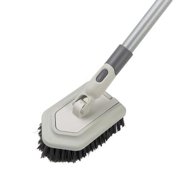 China Jehonn Sustainable High Quality Universal Telescopic Handle Household Bathroom Floor Cleaning Brush for sale