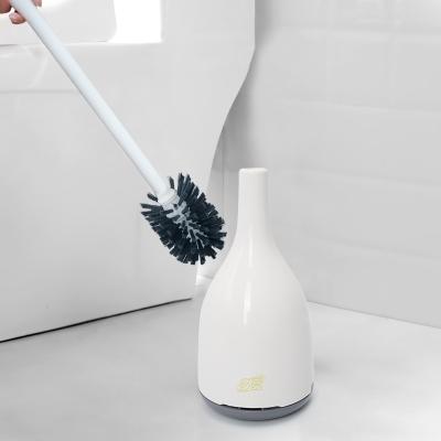 China Sustainable Jehonn Bathroom Toilet Cleaning Long Handle Effective Decontamination Soft Brush for sale