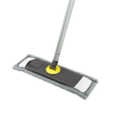 China High Quality Jehonn 360 Head Microfiber Rotating Easy Floor Sustainable Cleaning Magic Flat Mop With Easy To Disassemble Mop Pad for sale