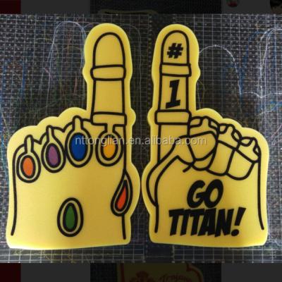 China Encouraging Gifts Encouraging Foam Hand Foam Finger for sale