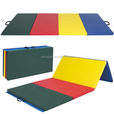 China Gym Mats Gymnastics Tumbling Exercise Fitness Folding Mat for sale